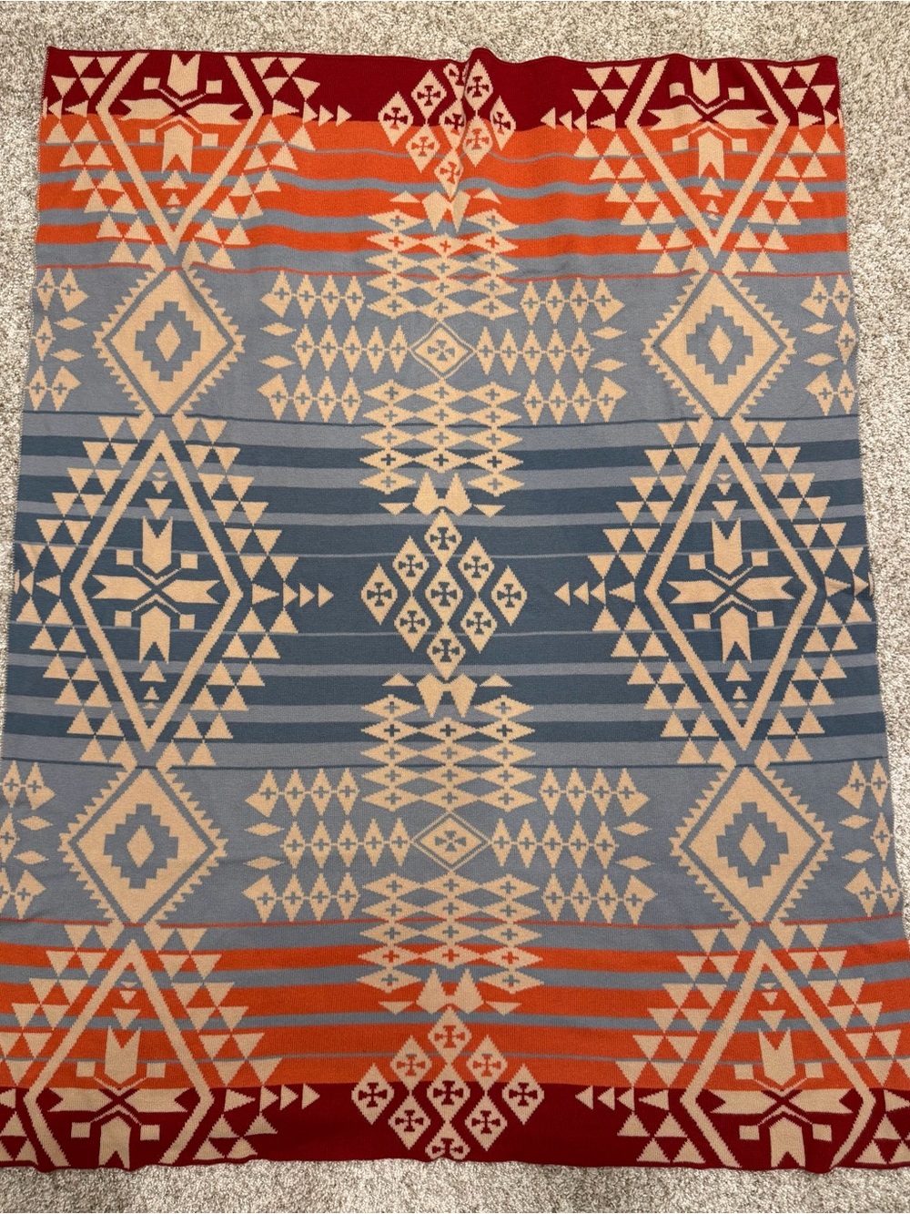 PENDLETON Knit Baby Blanket, Desert Sky - Picture 3 of 6